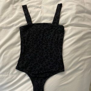 Leopard black Bodysuit